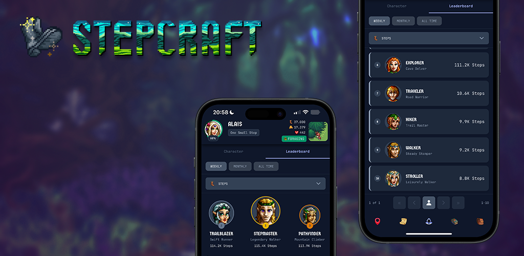Leaderboards in Stepcraft